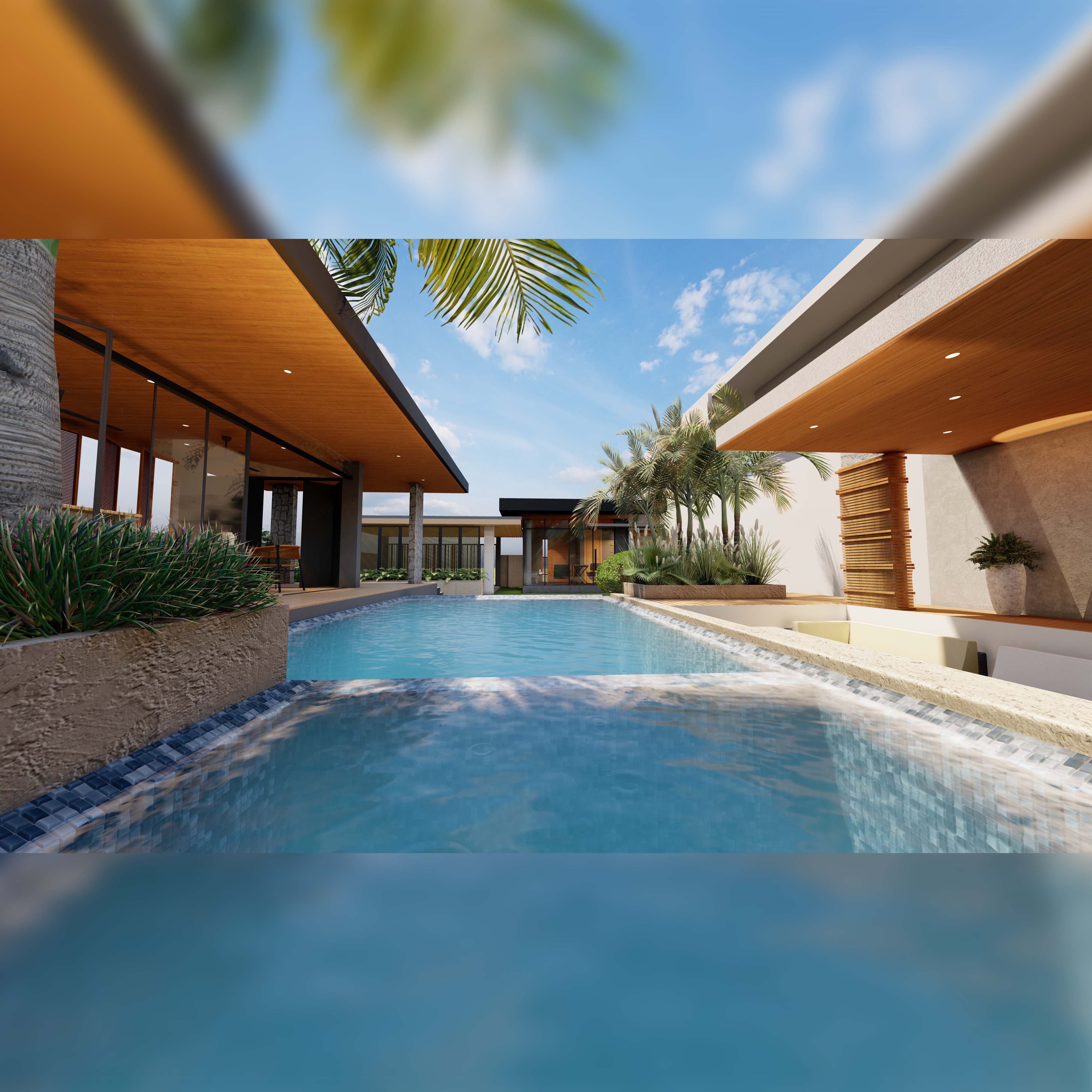Club House With Swimming Pool